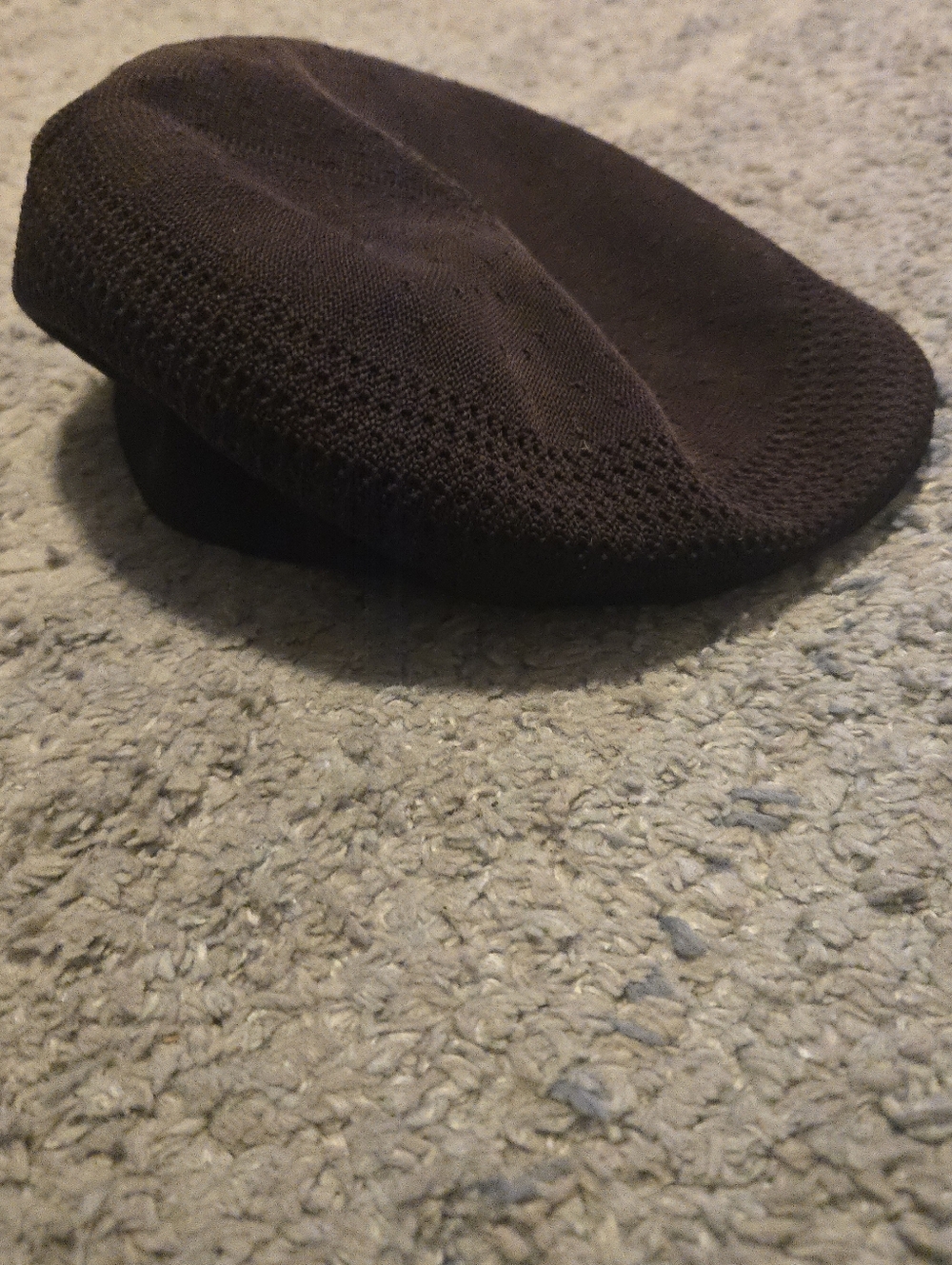 Kangol Tropic 504 Ventair Flat Cap Black Small Mesh Cabbie Driving Hat 0290BC
